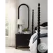 Caroline Soft Black Liv360 3 Drawer Nightstand with USB Charging