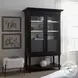 Caroline Soft Black Armoire and Cupboard with 6 Drawers