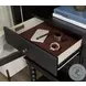 Caroline Soft Black Armoire and Cupboard with 6 Drawers