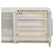 Astoria Pearl 4 Door Sideboard with LED