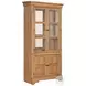 Chateau Philippe Cognac 2 Glass Door Bookcase with LED Lighting