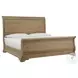 Chateau Philippe Cognac Queen Sleigh Bed with USB Charging