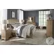 Chateau Philippe Cognac Queen Sleigh Bed with USB Charging