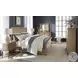 Chateau Philippe Cognac Queen Sleigh Bed with USB Charging