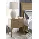 Chateau Philippe Cognac Cabriole 2 Drawer Nightstand