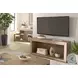 Lyndon Light Cashmere 75" Console with Fireplace