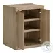 Lyndon Light Cashmere 75" Console with Fireplace