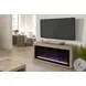 Lyndon Light Cashmere 75" Console with Fireplace
