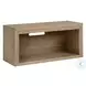 Lyndon Light Cashmere 75" Console with Fireplace