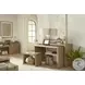 Lyndon Light Cashmere Rectangular Nesting Sofa Table with Stools