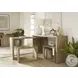 Lyndon Light Cashmere Rectangular Nesting Sofa Table with Stools