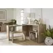 Lyndon Light Cashmere Rectangular Nesting Sofa Table with Stools