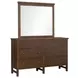 Channing Harvest Cherry 6 Drawer Dresser