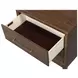 Jasper Modern Walnut 2 Drawer Nightstand