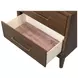 Jasper Modern Walnut 2 Drawer Nightstand