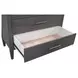 Preston Urbane Gray 5 Drawer Chest