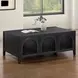 Fitzgerald Black Rectangular Coffee Table