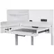 Norah Simply White 68" Executive Desk with USB Charging