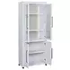 Norah Simply White 4 Door Bookcase with LED