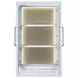 Norah Simply White 4 Door Bookcase with LED