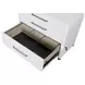 Norah Simply White Workstation 3 Drawer Combo File Cabinet