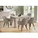 1088 Taupe Rectangular Dining Table