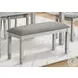 1257 Gray Bench