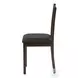 1304 Espresso And Dark Brown Slat Back Dining Chair Set of 2