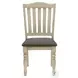 1392 Gray Upholstered Dining Chair Set Of 2