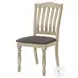 1392 Gray Upholstered Dining Chair Set Of 2