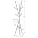 2010 Black 6 Hooks Coat Rack
