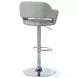 2363 Gray Hydraulic Lift Adjustable Bar Stool