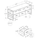 2846 Cream and Black TV Stand