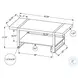 2860 Black Coffee Table