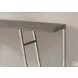 Taupe and Chrome 48" Accent Table