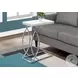 Glossy White Accent Table