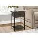 3815 Dark Bronze and Black Accent Table