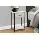 3817 Washed Oak and Black Accent Table