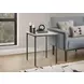 3826 Washed Oak Square Accent Table