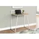 7119 Natural And White Metal 30" Computer Desk