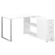 White LAF/RAF Computer Desk