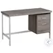 7150 Dark Taupe 48" Storage Drawer Computer Desk