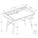 7534 Natural And White Metal 48" Computer Desk With Storage Hutch