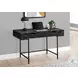 7552 Black 2 Drawer 48" Computer Desk