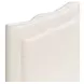 Edmond White Upholstered Queen Headboard
