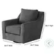Bella Asphalt Slope Track Arms Swivel Glider