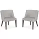 Kavanaugh Gray Upholstered Host Chair Set of 2