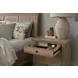 Cambridge Modern Khaki Liv360 3 Drawer Nightstand with LED