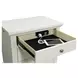 Cambridge White Liv360 3 Drawer Nightstand with LED