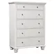 Cambridge White 5 Drawer Chest
